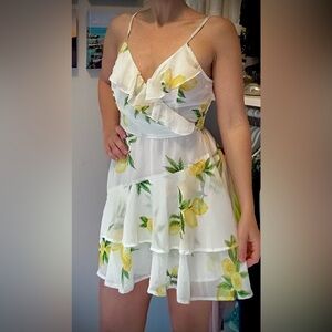 Japna Lemon Ruffle Romper